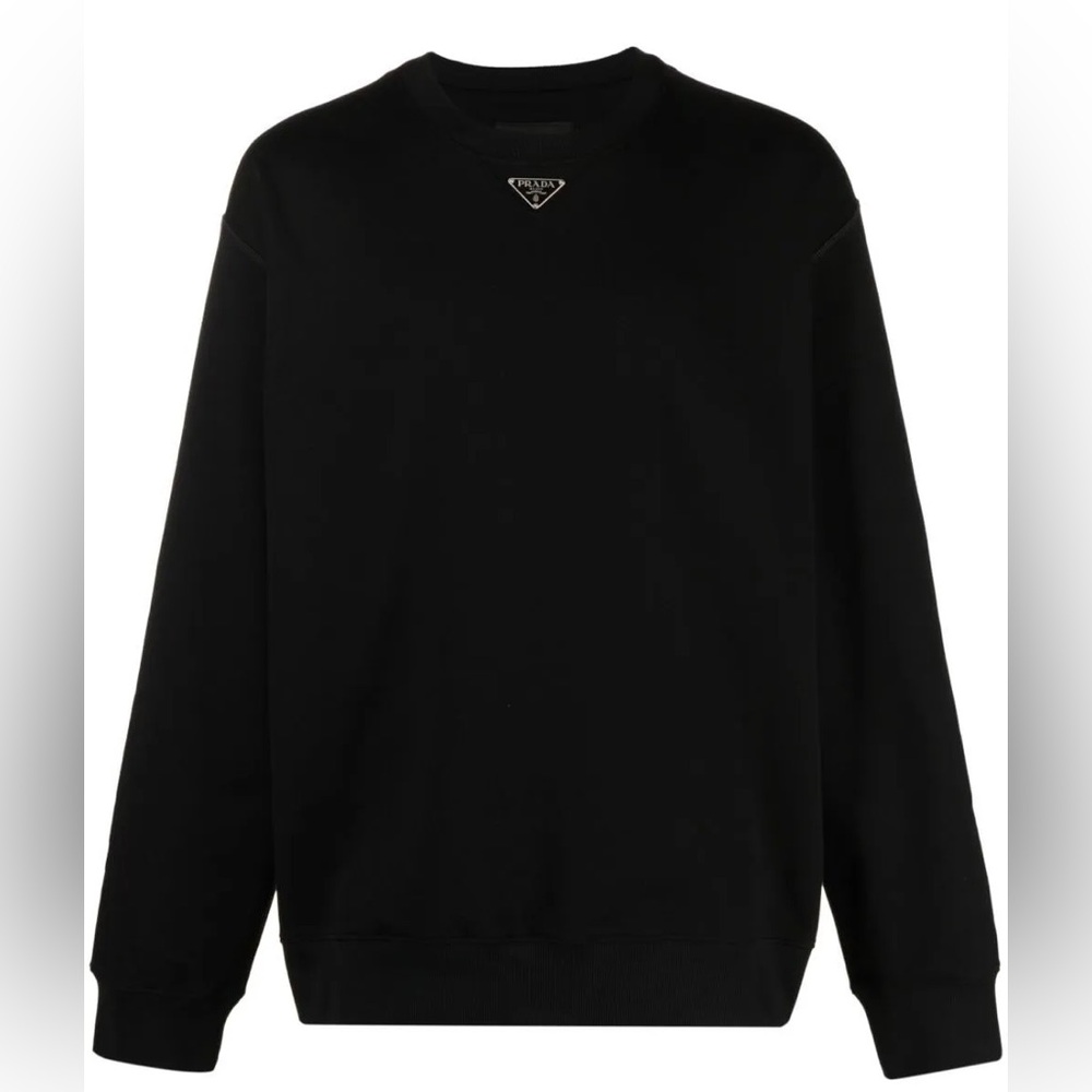 Prada Men's Black Sweatshirt